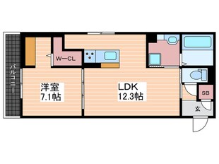 一番館の物件間取画像